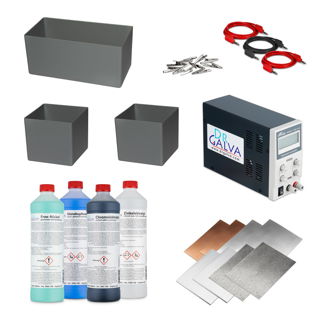 Kit chromenickel kit complet de chromage pour la galvanisation en